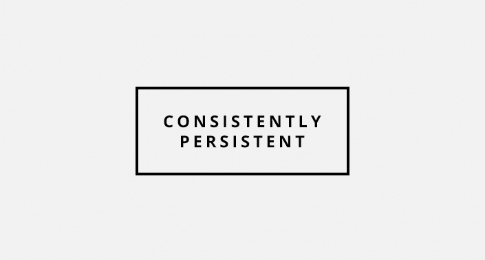 Consistently Persistent - Jake Hart Art